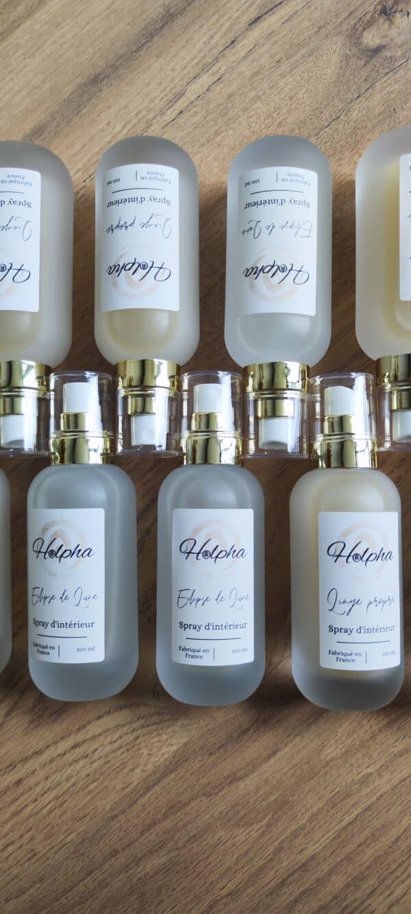 Sprays textiles sans alcool aux parfums de Grasse sans CMR ni Phtalates